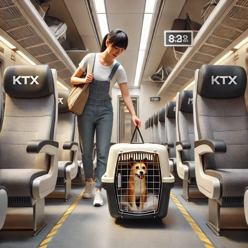 KTX 기차 애견동반&amp;#44; 강아지와 함께 편안하게 여행하는 방법