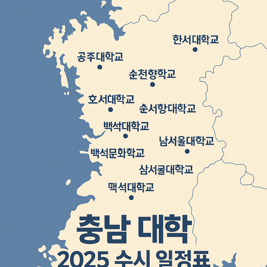 충청남도 대학 총정리 ❘ 4년제&middot;전문대&middot;특수/기타 대학 한눈에 보기