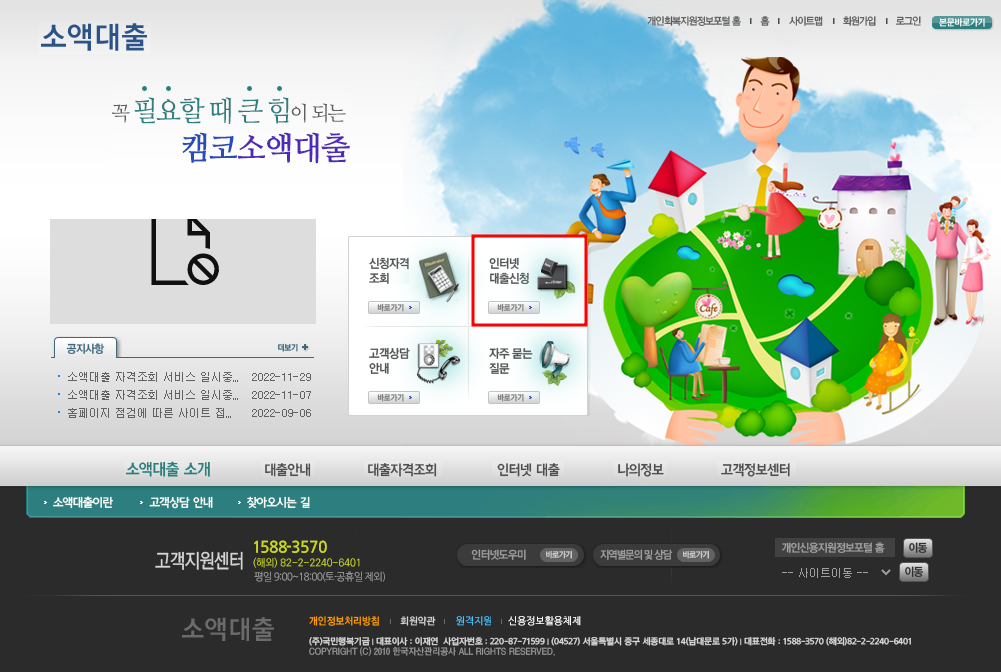 국민행복기금 소액대출 지원자격, 금리, 대출한도, 대출기간