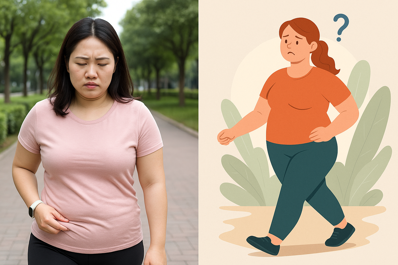 아무리 걸어도 살 안 빠지는 이유? 걷기 다이어트의 함정