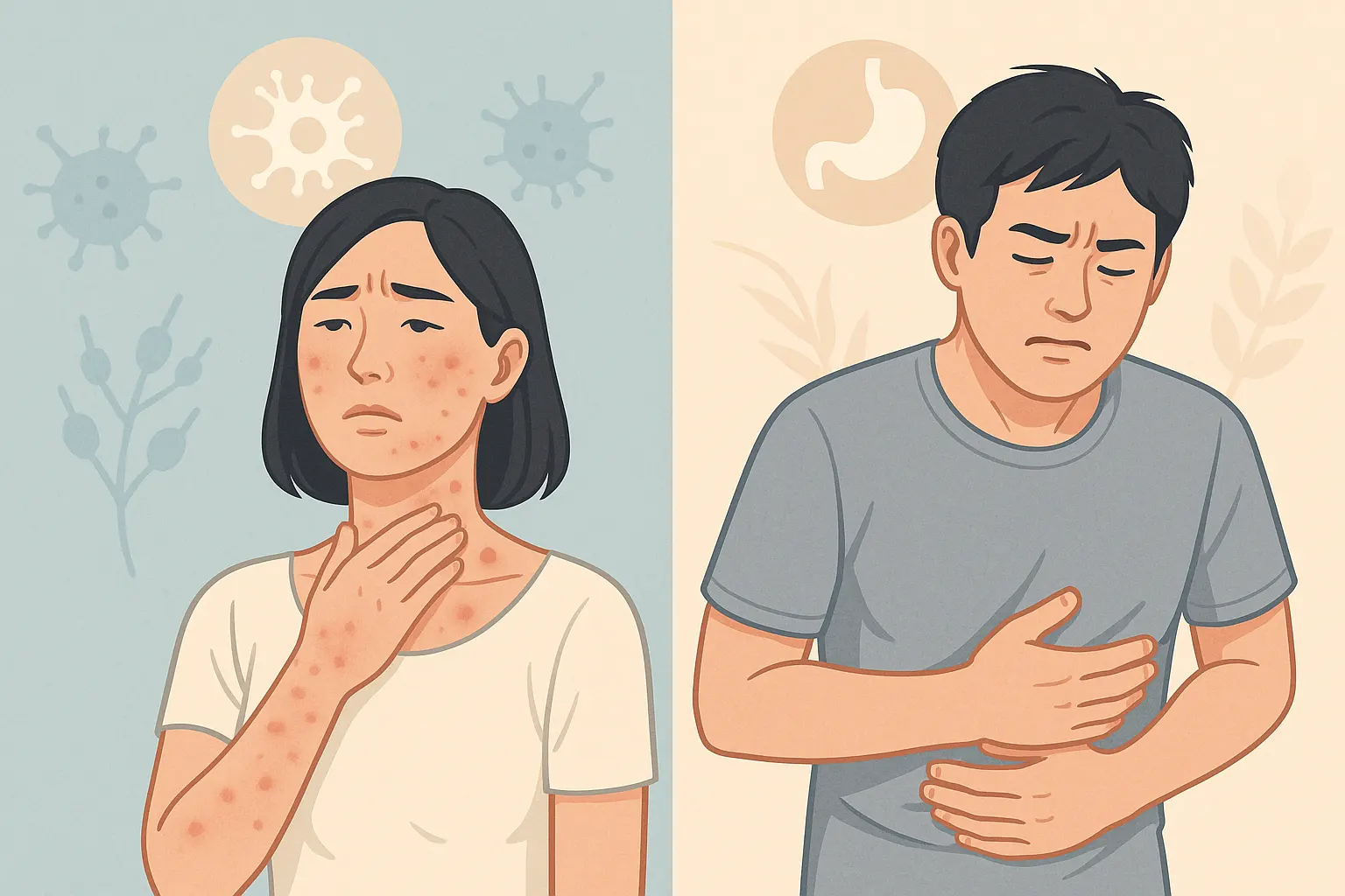 밀가루 알러지와 밀가루 불내증