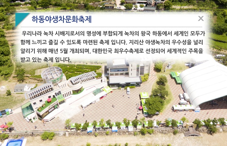 하동야생차문화축제 안내