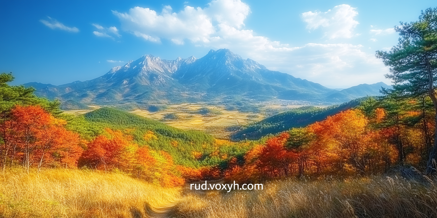 두륜산의 사계절