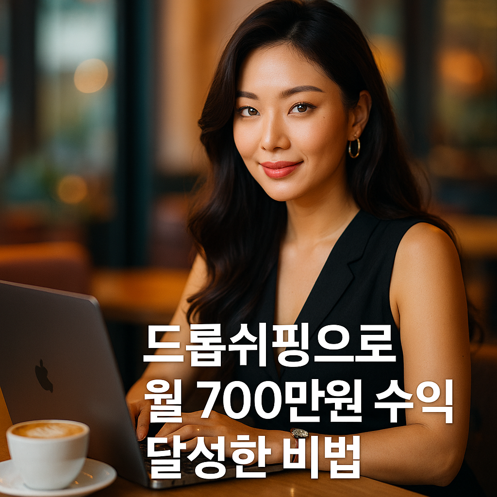 드롭쉬핑으로 월 700만 원 수익 달성한 방법