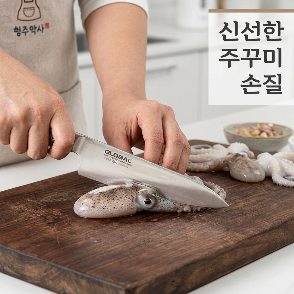 먹통과 눈 제거를 위한 정교한 칼집 위치 가이드