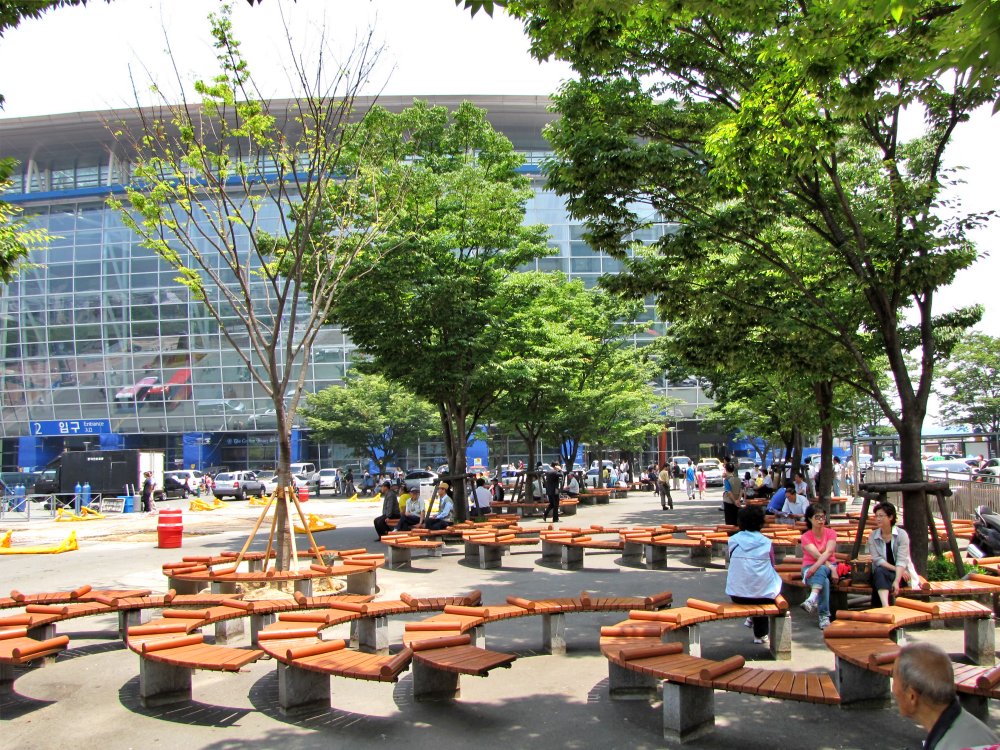 부산역 광장 풍경 2009년 6월