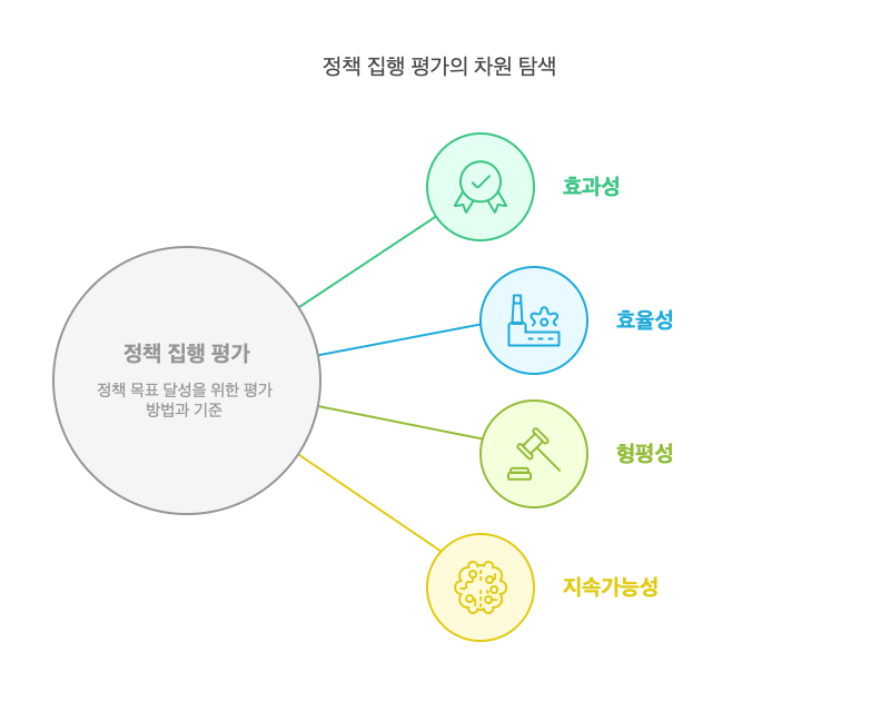 정책집행-평가기준