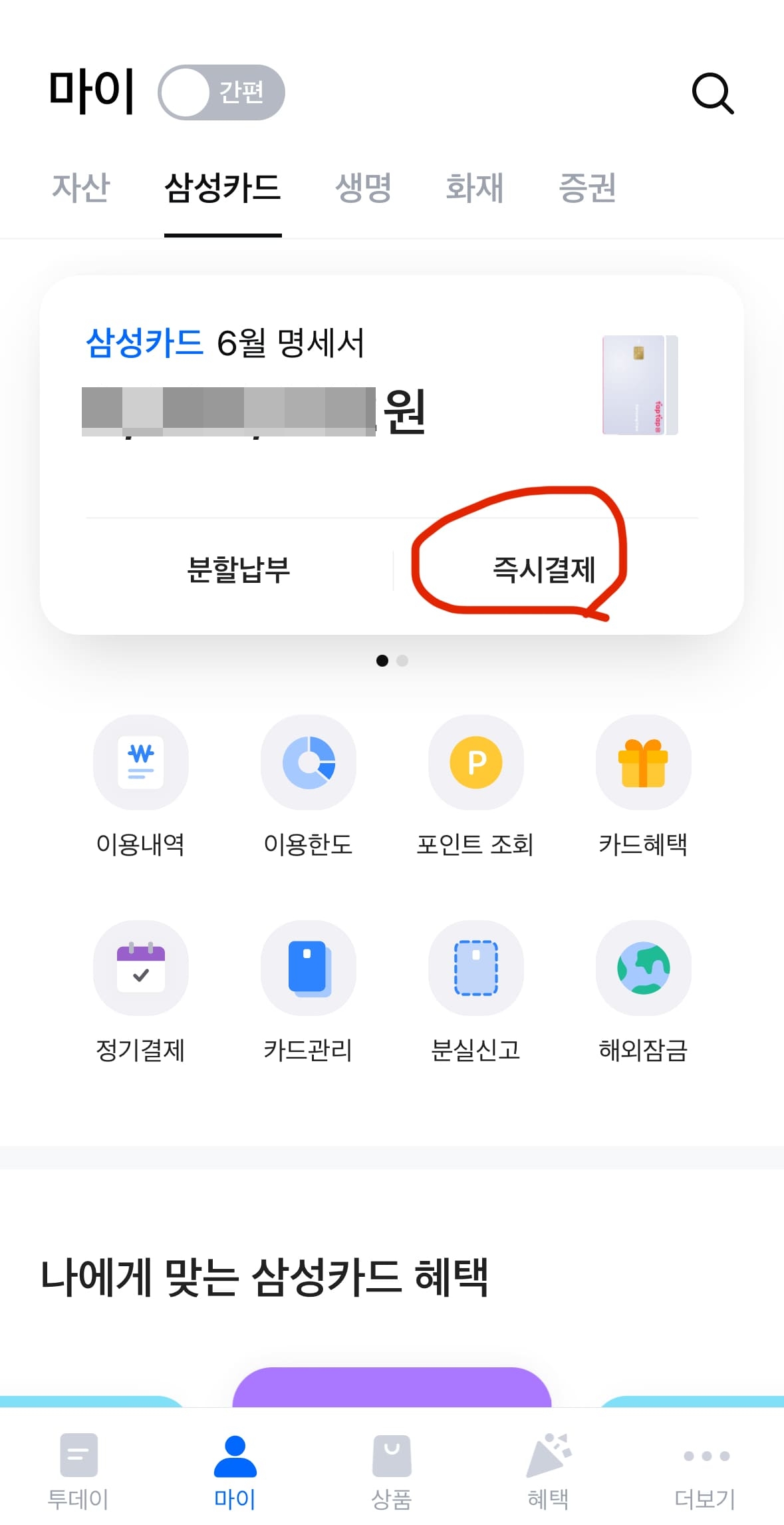 모니모 앱을 통한 즉시결제