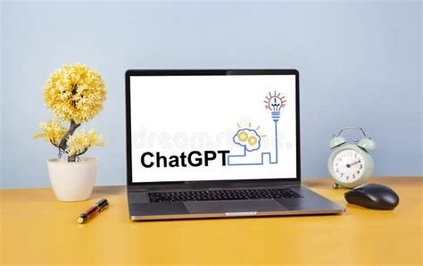 ChatGPT 가 화면에 표시된 노트북