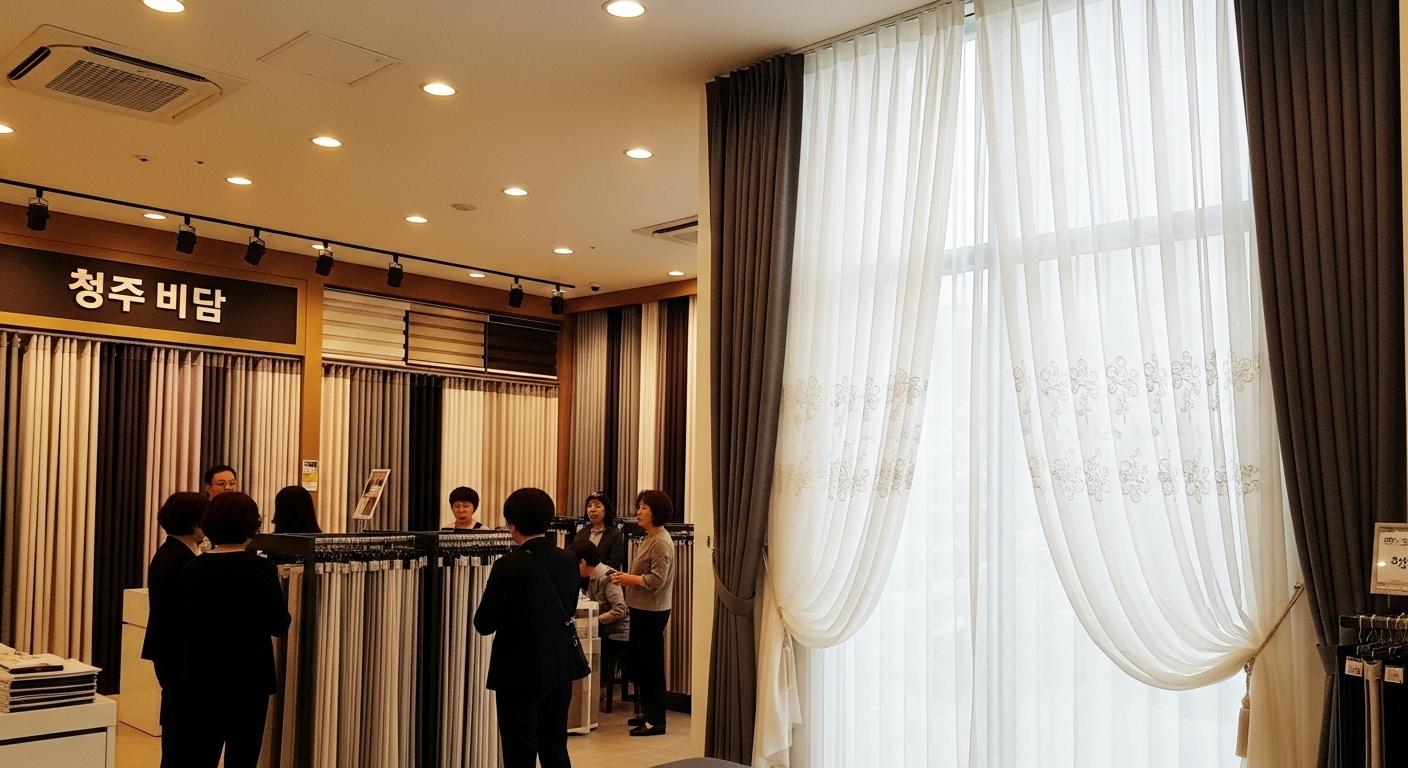 청주 커튼 매장