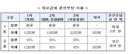 의료급여 지원금액
