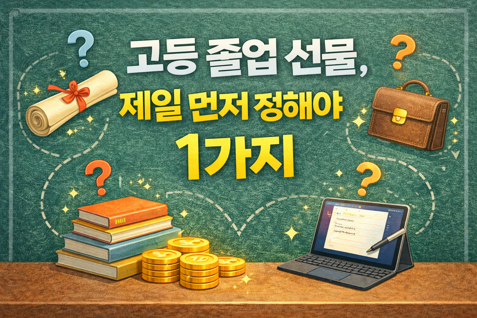 고등 졸업 선물, 제일 먼저 정해야 하는 1가지