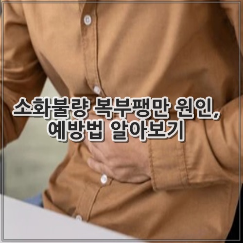 소화불량 복부팽만 원인, 예방법 알아보기