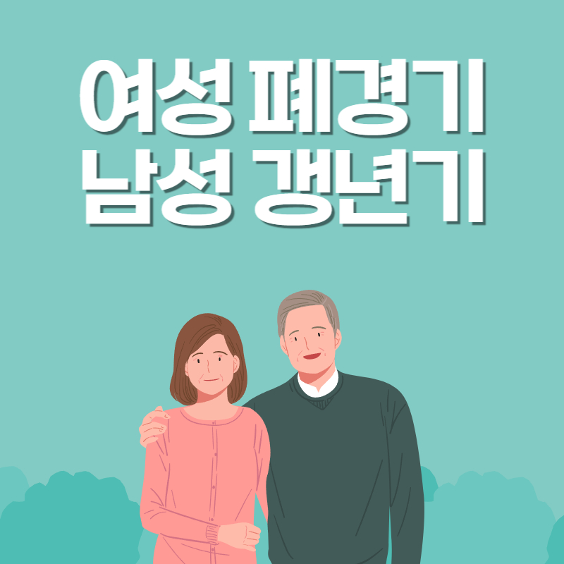 여성 폐경기, 남성 갱년기