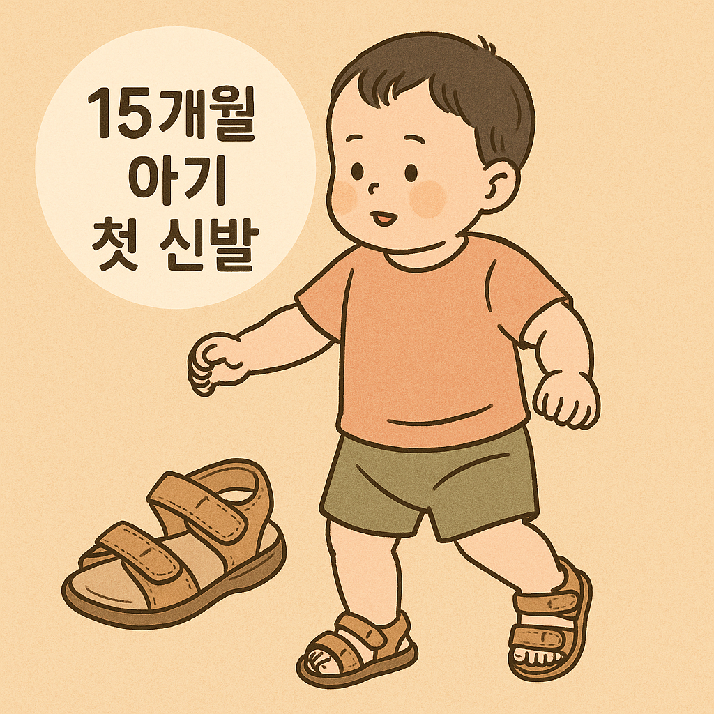 아기 첫 신발