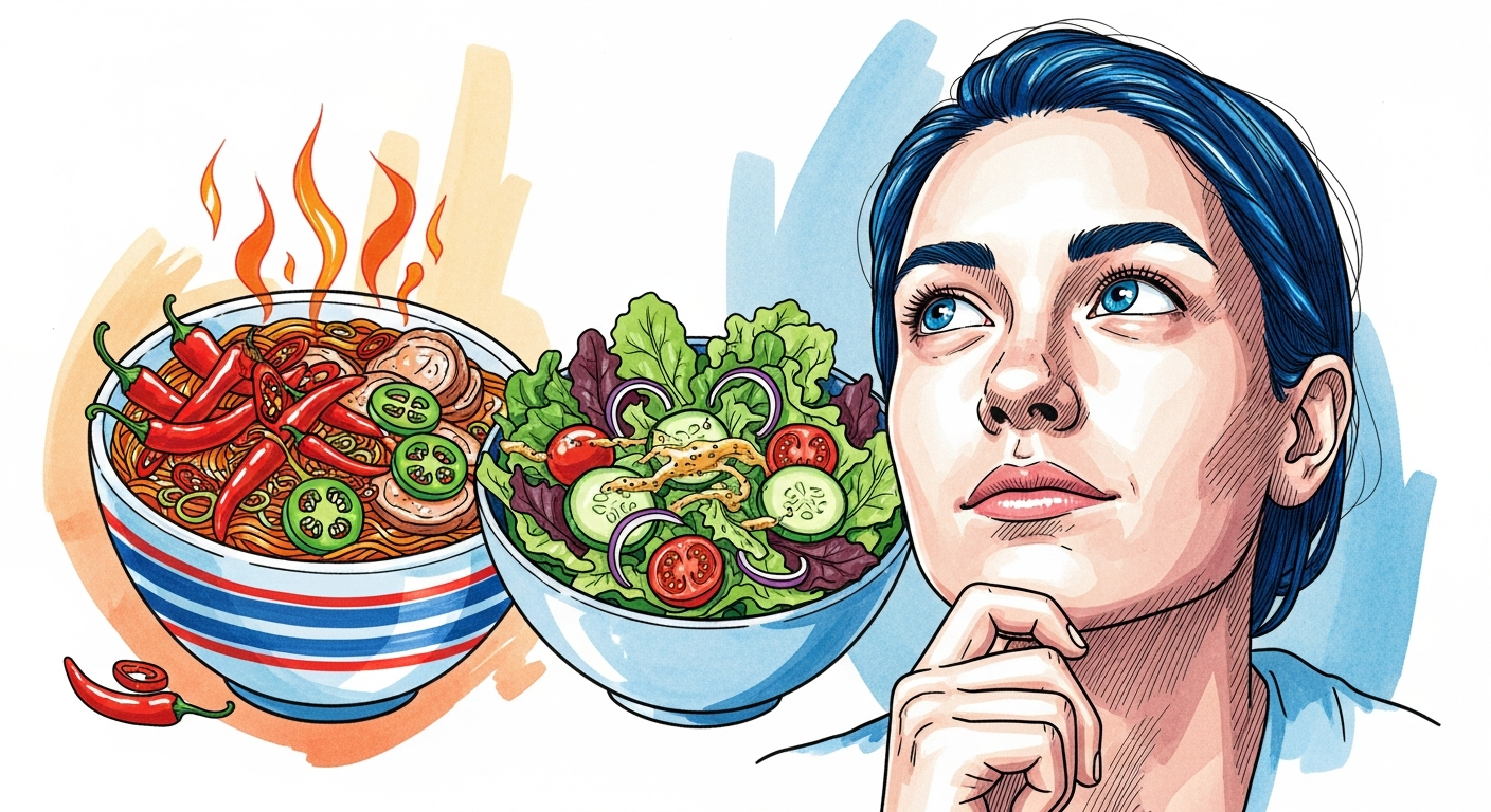 레스토랑 메뉴판과 웨이터