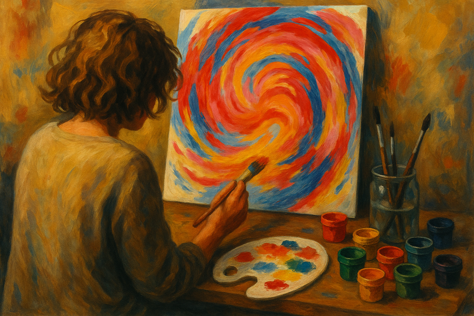 화가의 회화적 순간