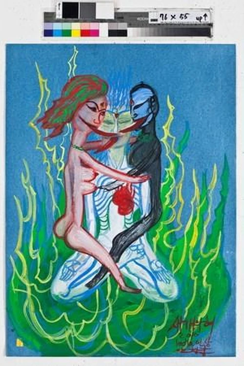 인도 작품이 그려져 있다.