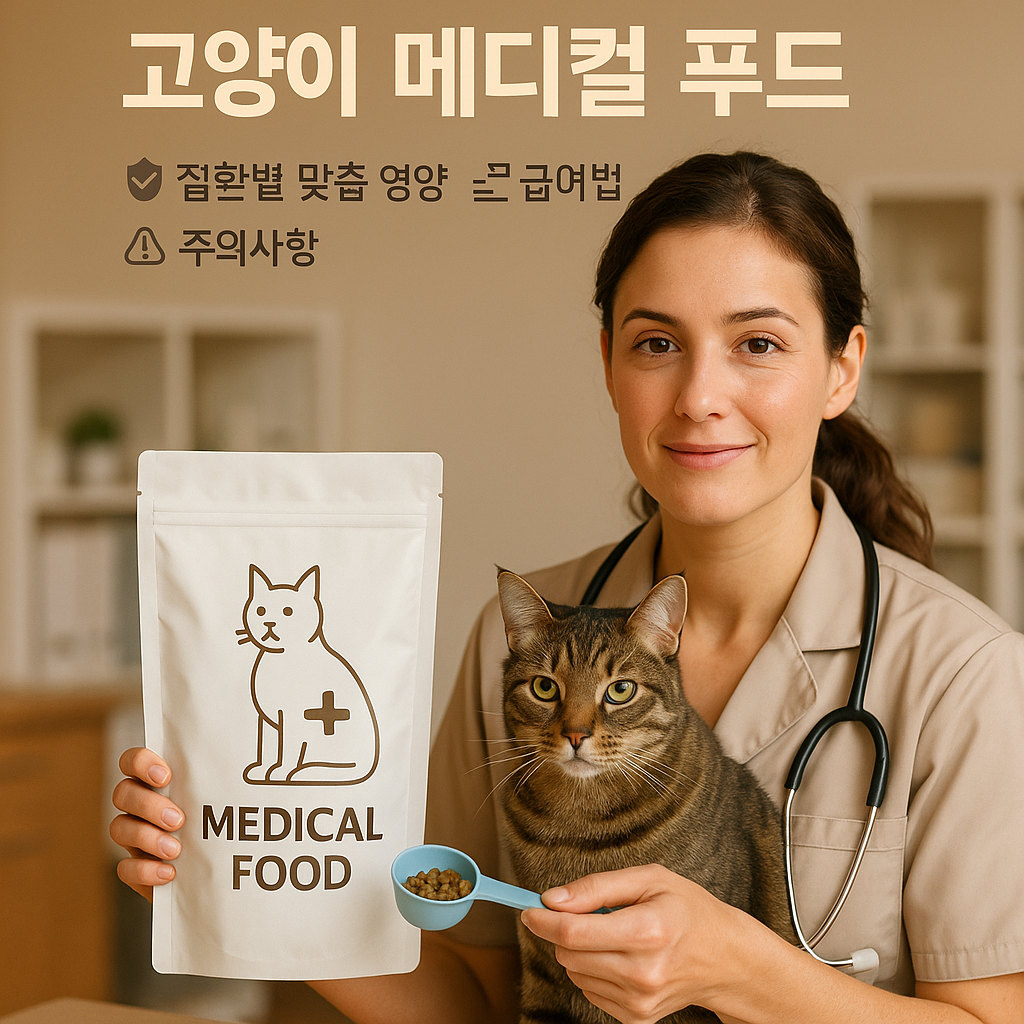 고양이 메디컬 푸드 2025 | 질환별 맞춤 영양·급여법·주의사항