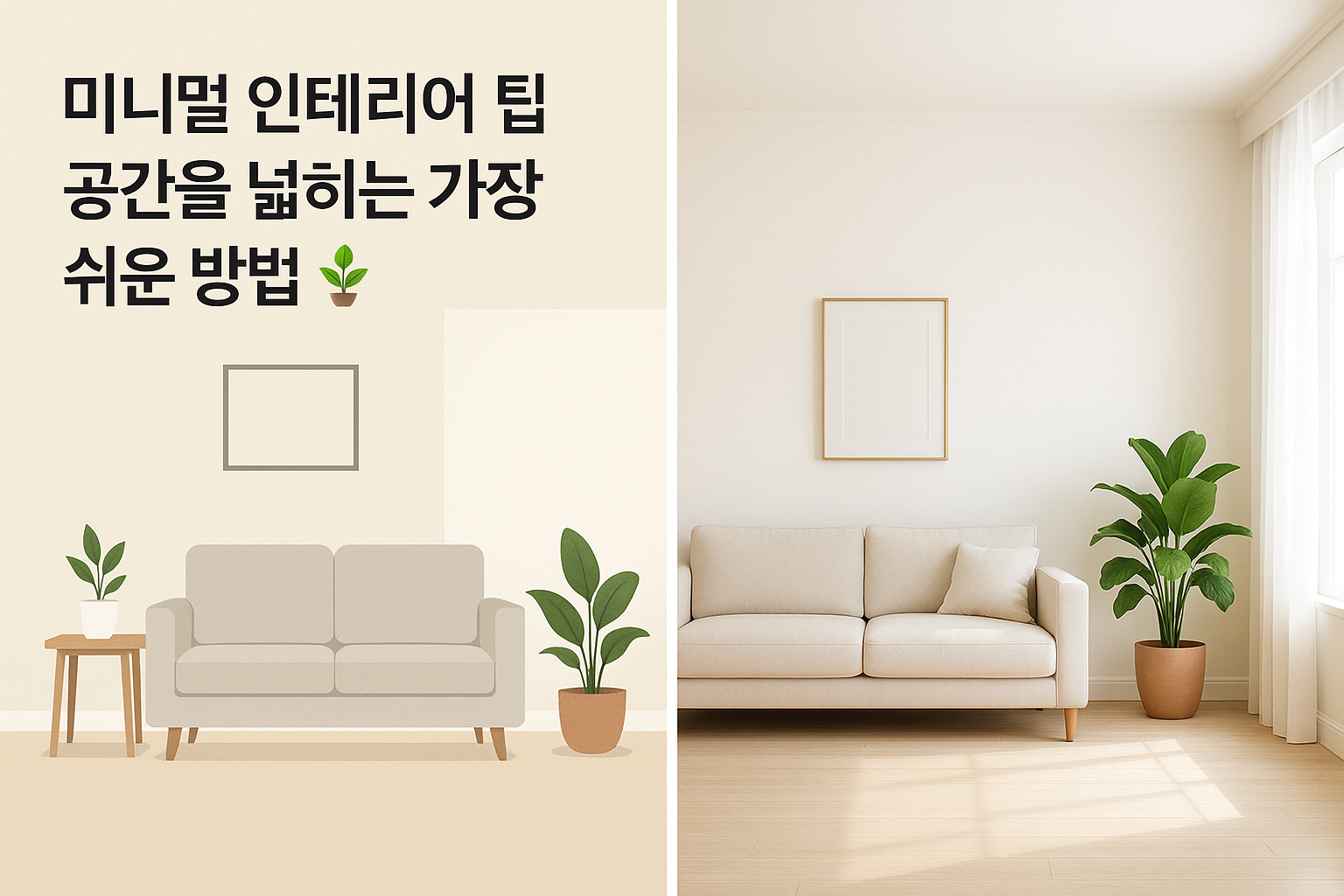 미니멀 인테리어 팁