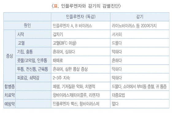질병관리청
인플루엔자,독감.