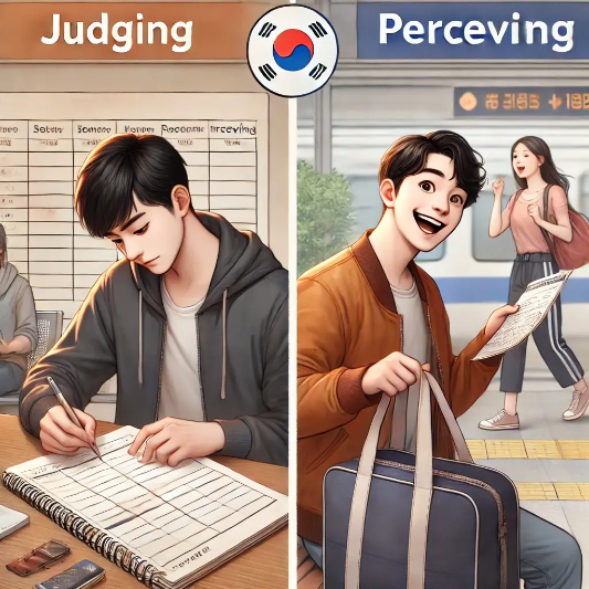 판단형,인식형,J,F,판단형 VS 인식형,J VS F