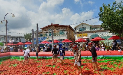 화천토마토축제의 한장면