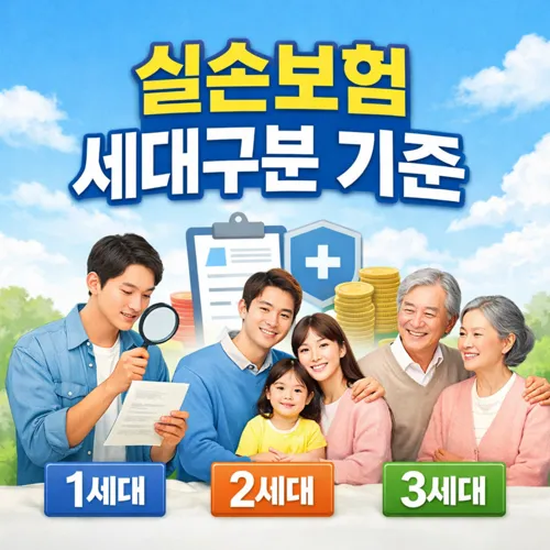 실손보험 세대구분 기준 썸네일