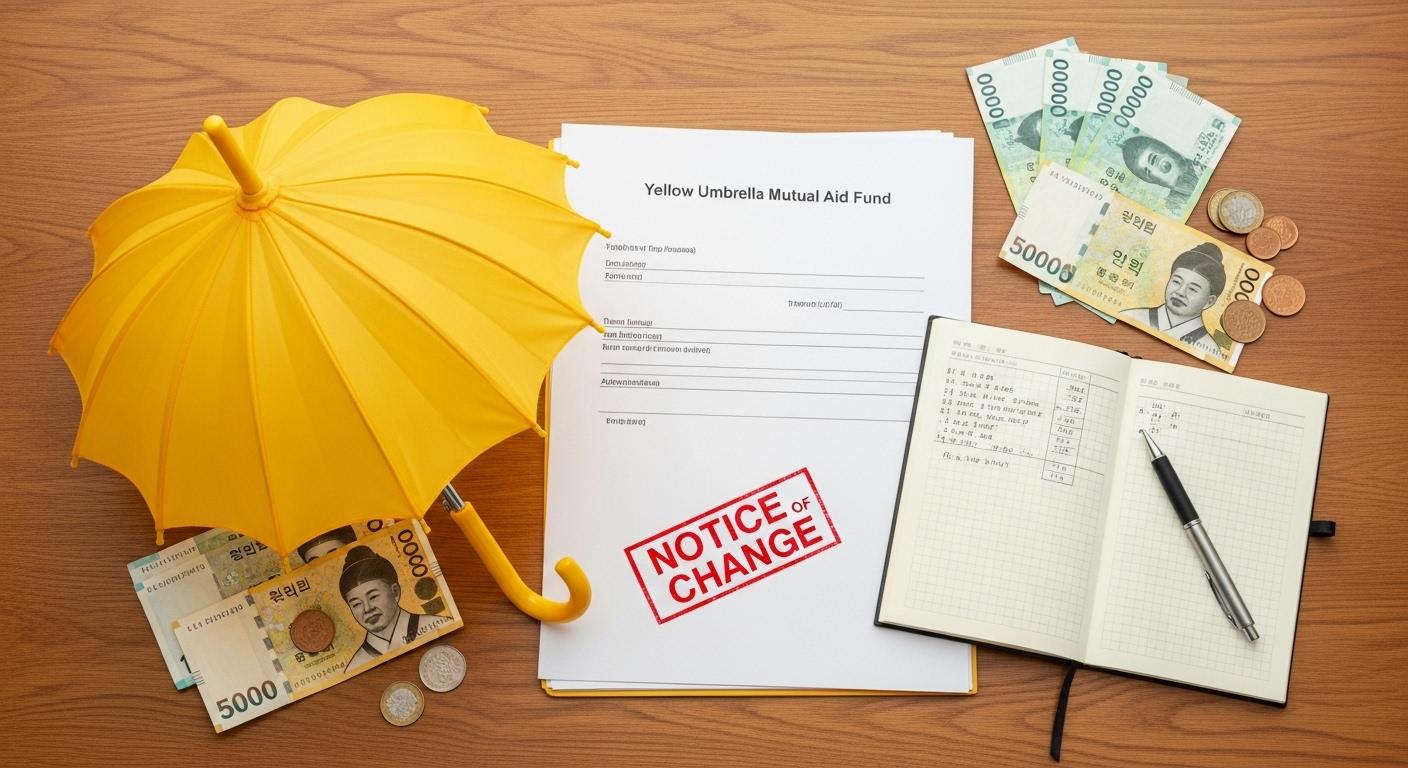 노란우산공제 가입금액 변경