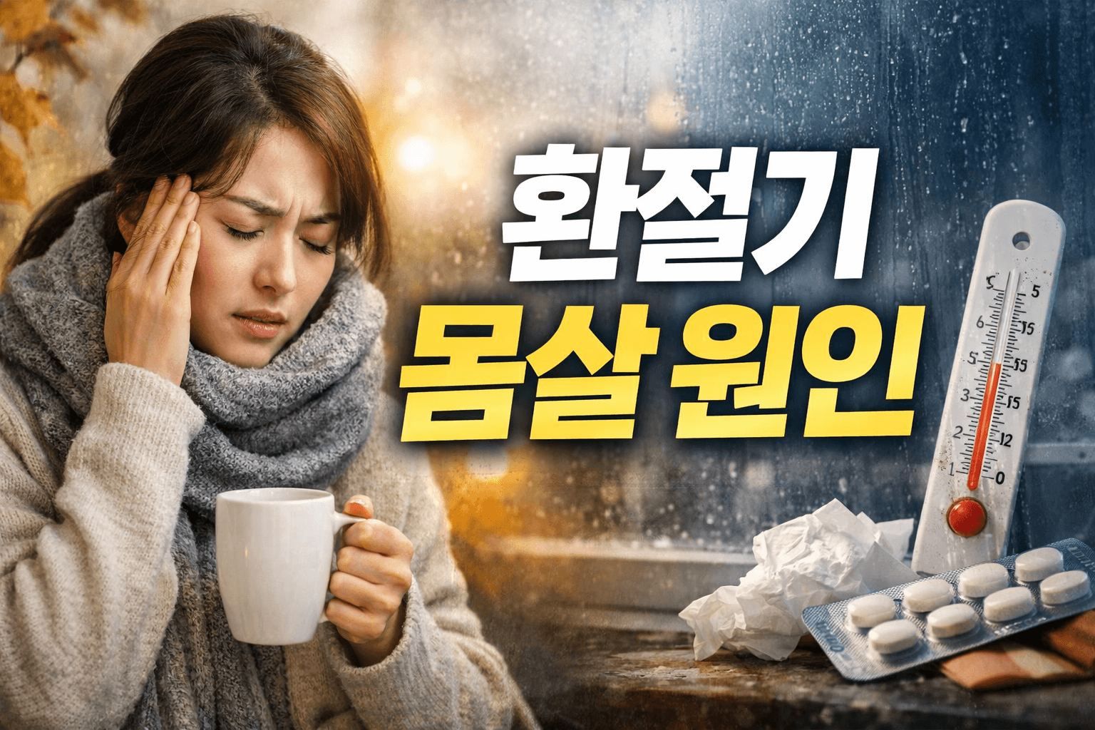 환절기 몸살 원인 총정리: 계절 바뀔 때 아픈 이유와 예방법