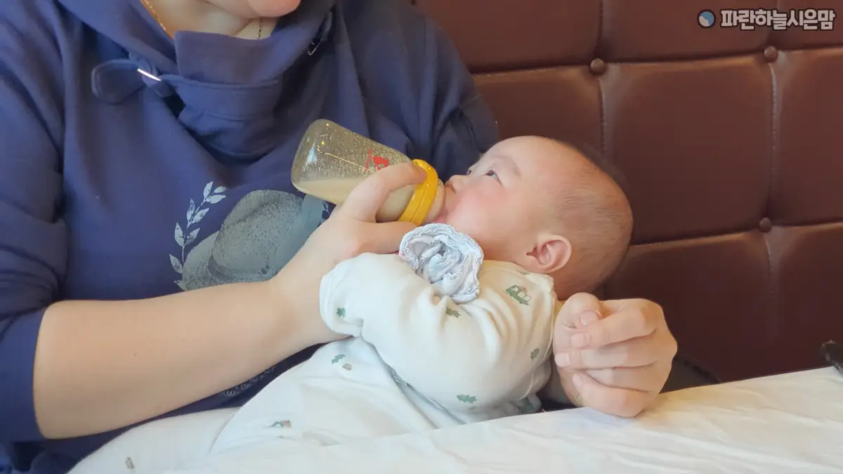 아이를 대신 봐주는 친정 언니