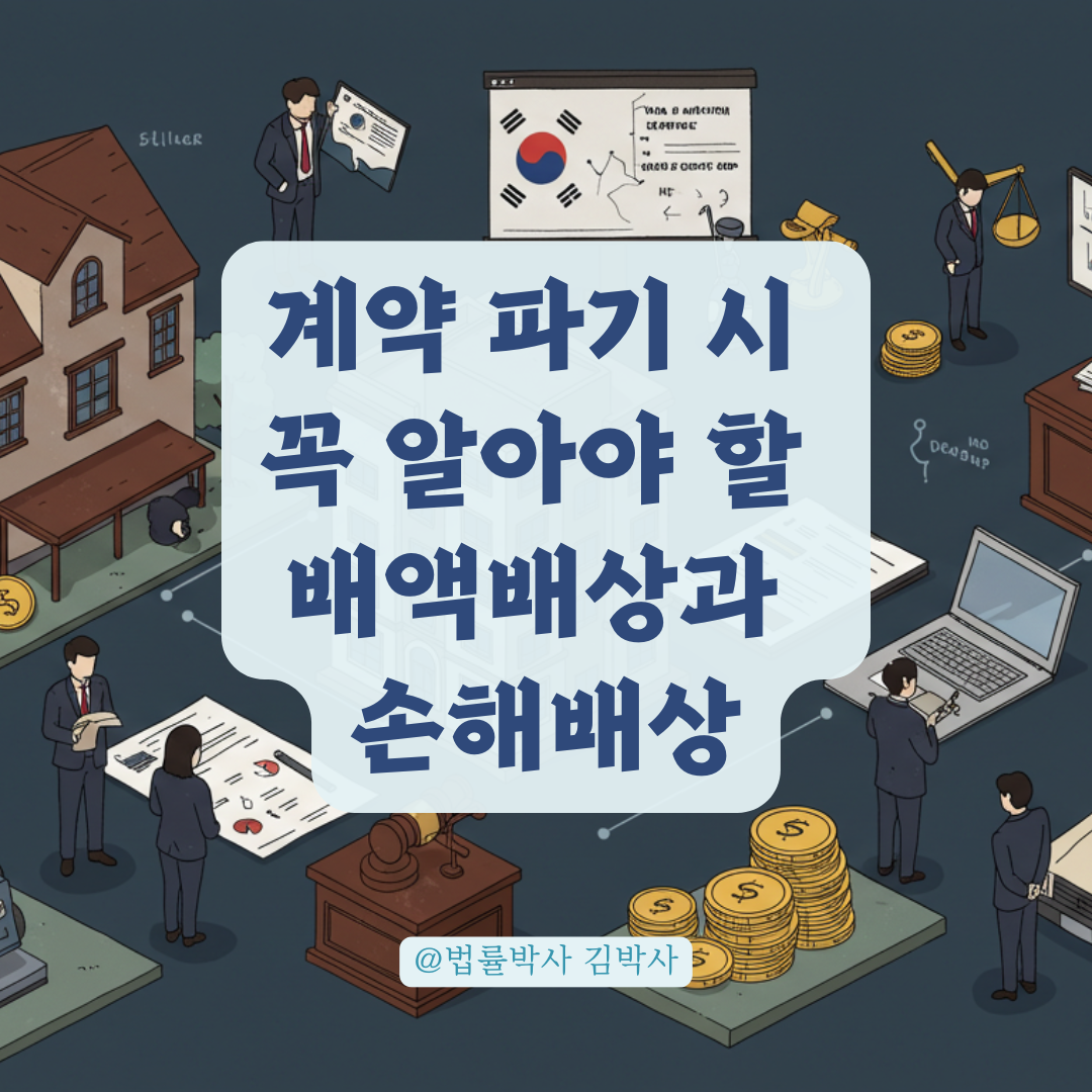 부동산 거래, 매도인 계약파기 시 배액배상과 손해배상까지 청구 가능한 경우 총정리.