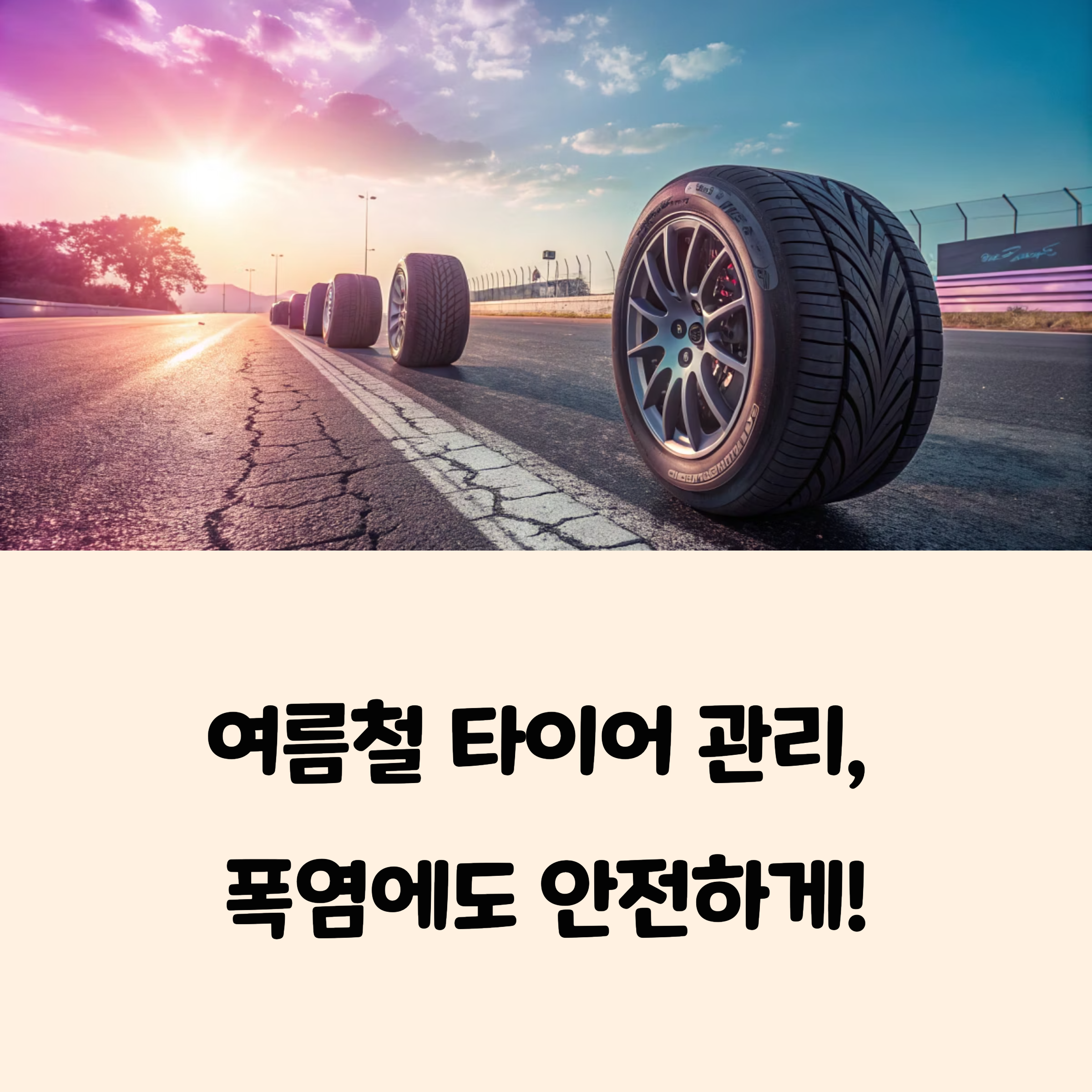 자동차 타이어 관리 관련 사진