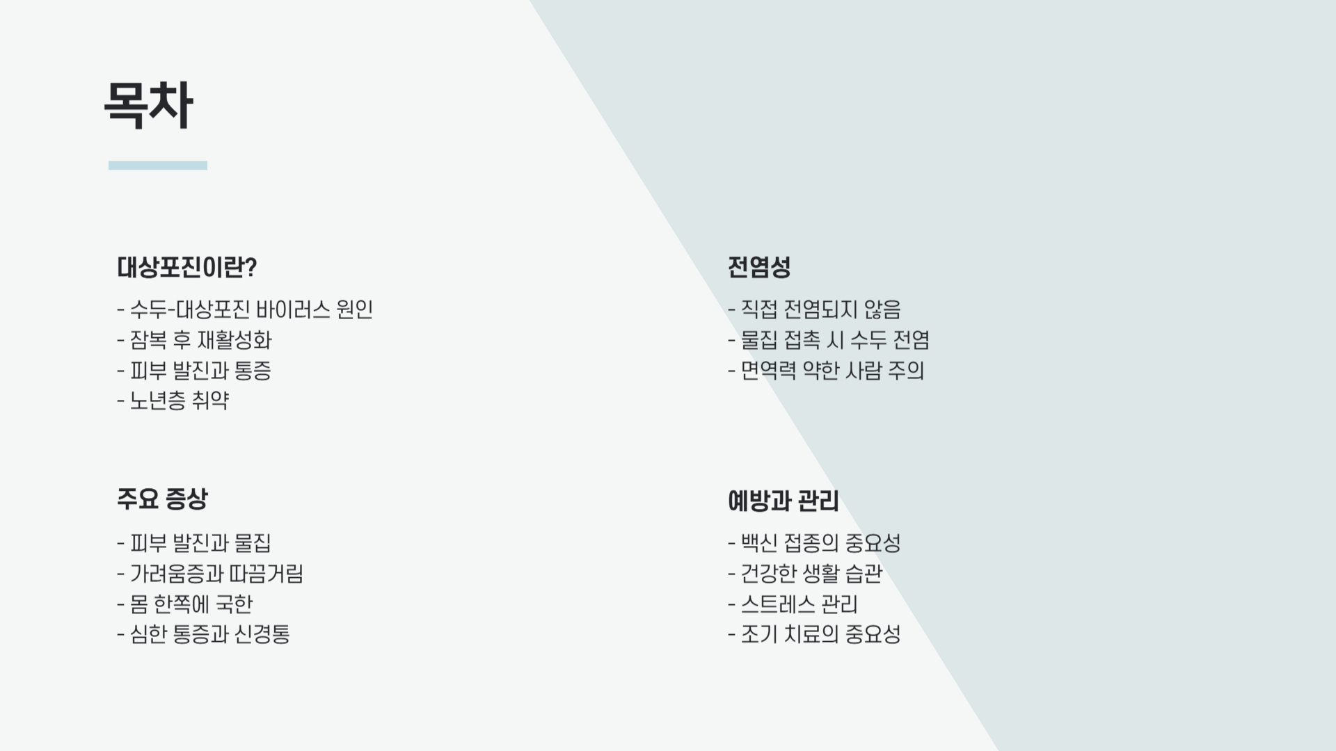 대상포진 증상과 전염성 꼭 알아야 할 정보