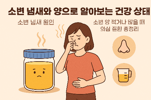 소변 냄새와 양으로 알아보는 건강 상태|소변 냄새와 양에 따른 의심 질환 정리