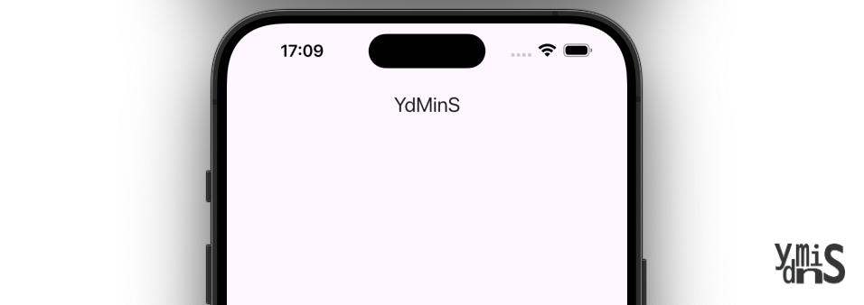 AppBar가 흰색인 모습이다.