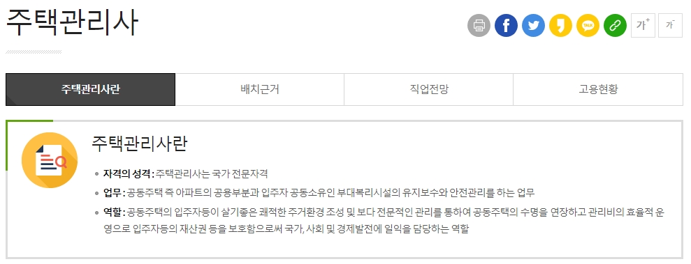 주택관리사의 역할과 중요성