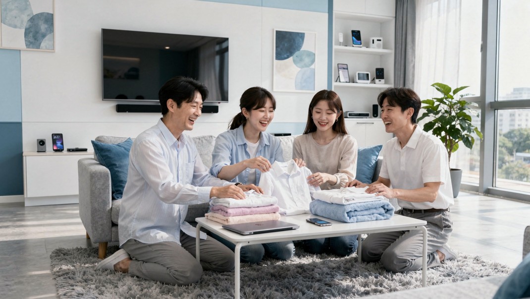빨래를 마친 후 옷에서 나는 은은한 향기와 뽀송함은 일상의 작은 행복을 더해줍니다.