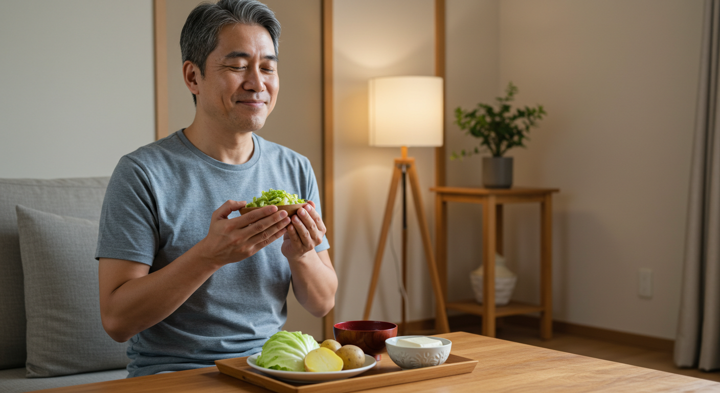 중년층 식단 명상