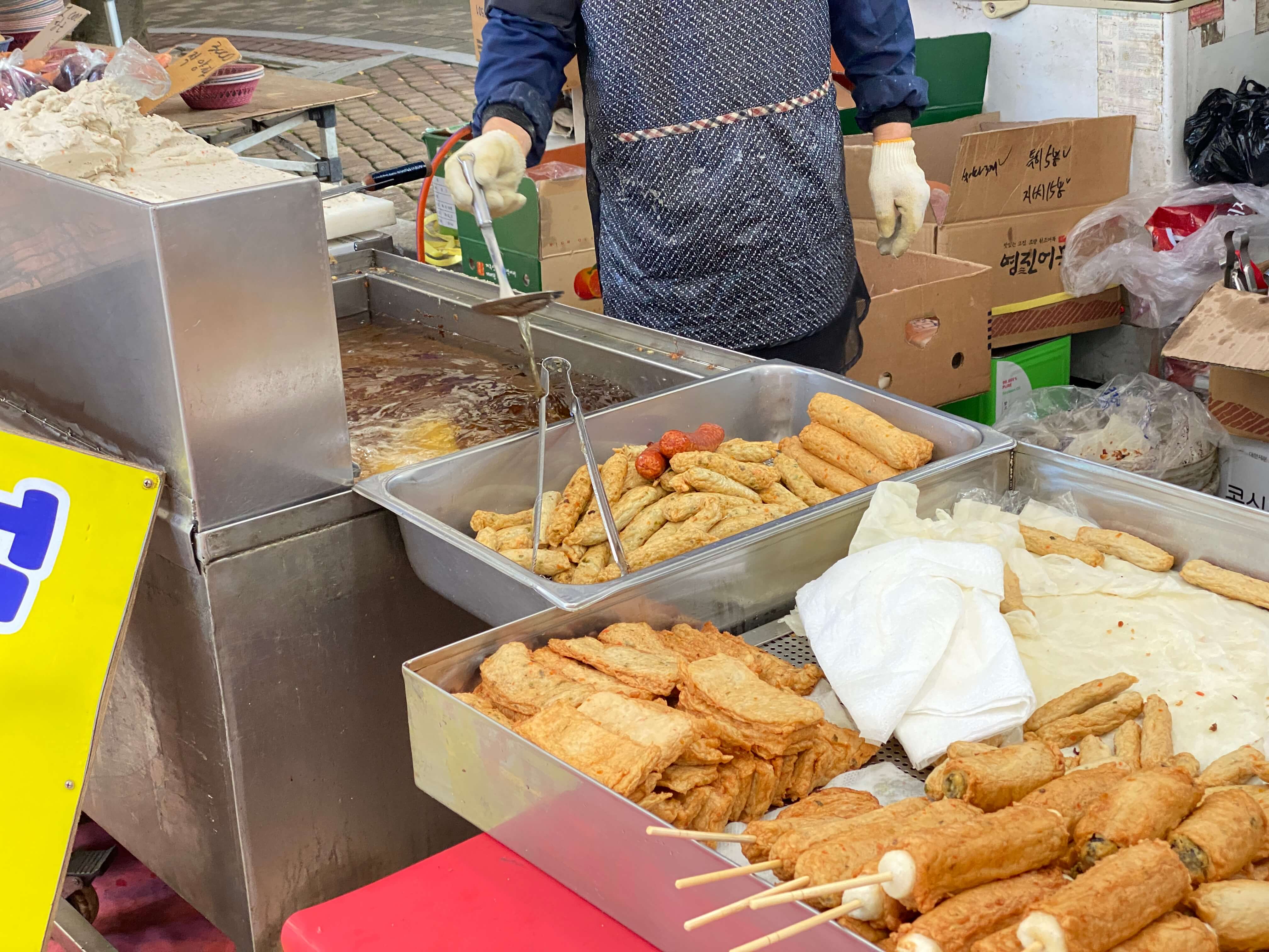 함안 칠원 자이아파트 장날 내돈내먹 추천 메뉴/ 수제어묵 오뎅 꼬지 곱창순대볶음 
