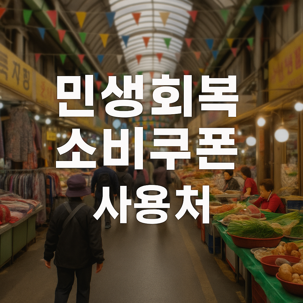 민생회복 소비쿠폰 2차 신청방법