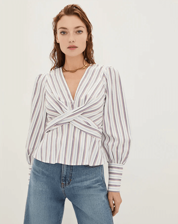 끝내주는 해결사 이지아 베로니카 비어드 블라우스