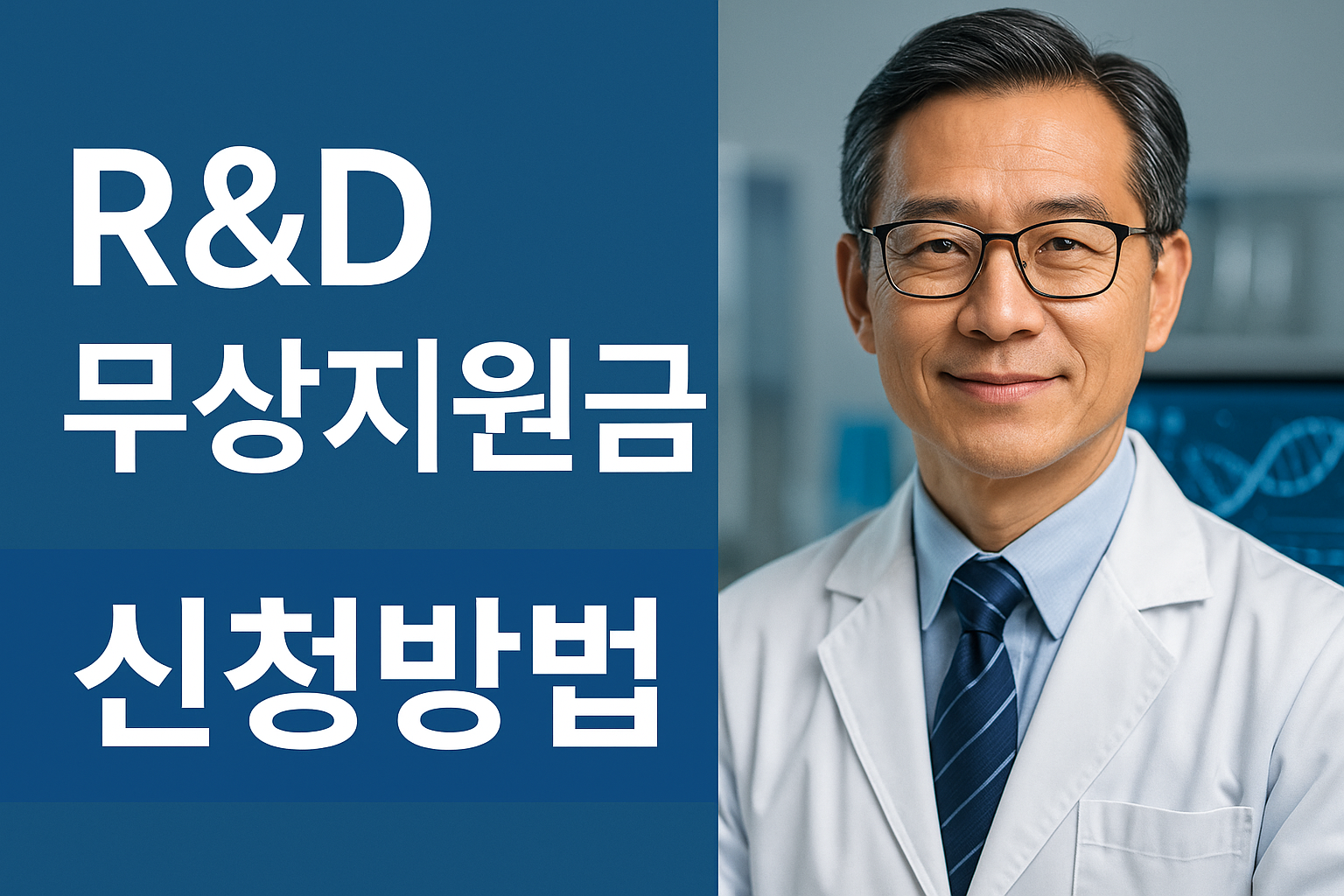 R&amp;D 무상지원금 신청방법