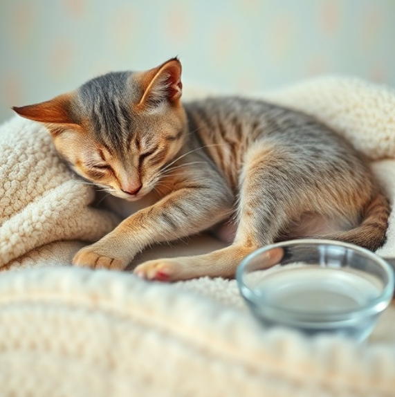 고양이 아플때 증상,시간이 생명 긴급 신호 파악법 관련 이미지