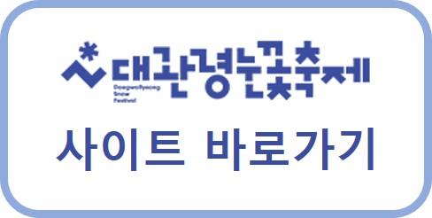 2024 대관령눈꽃축제 사이트 바로가기