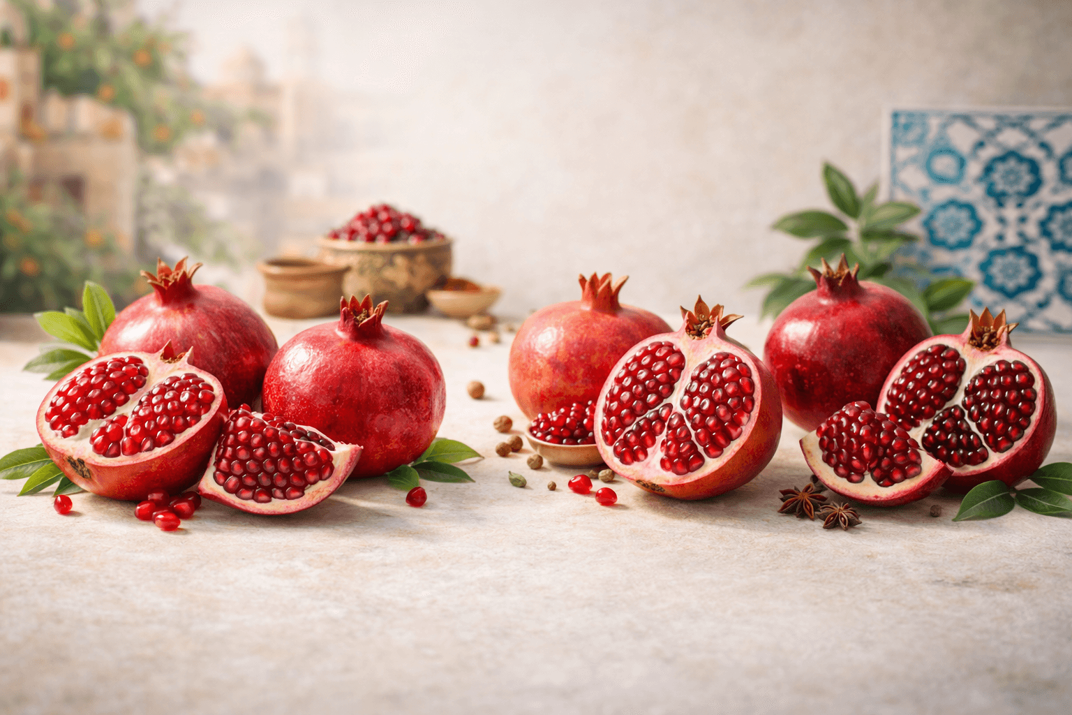 산지 따라 다른 석류 맛과 효능 (스페인, 이스라엘 포함)