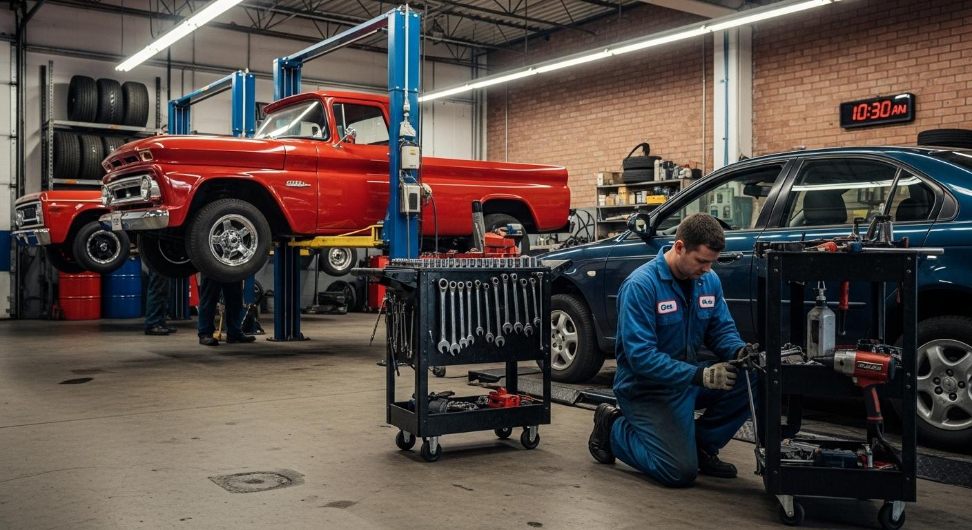 자동차 점검 장소