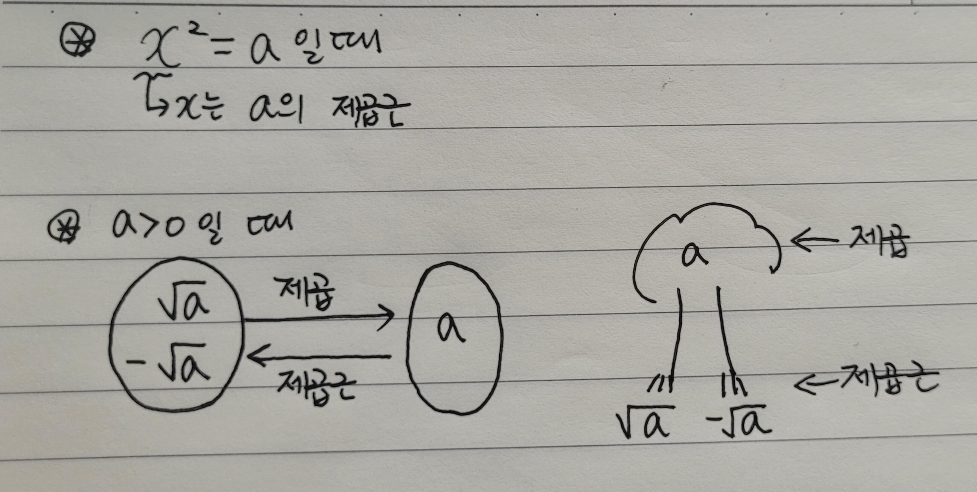 제곱근 표현