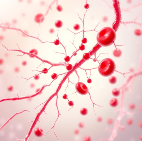 혈관 건강에 중요한 모세혈관 이미지