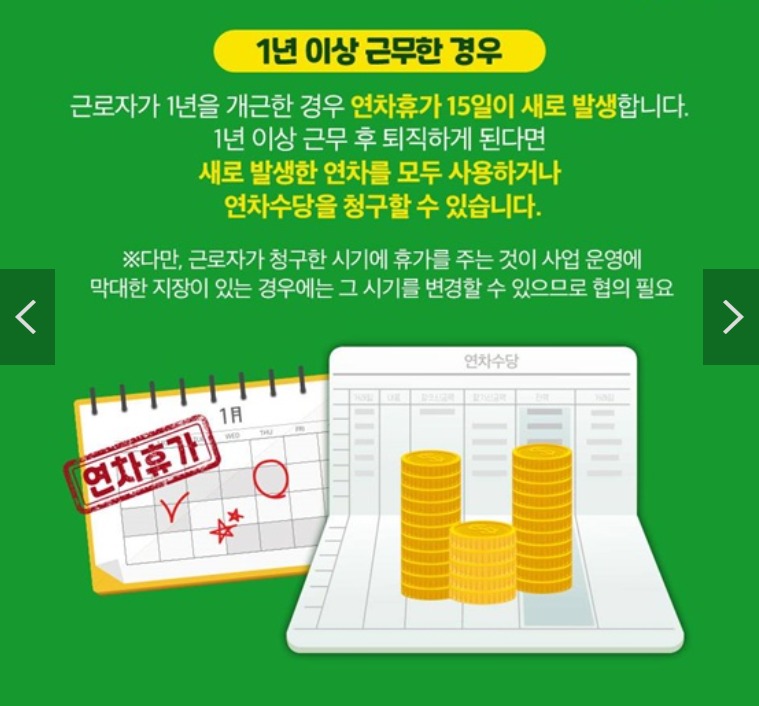 연차수당 계산방법 지급시기